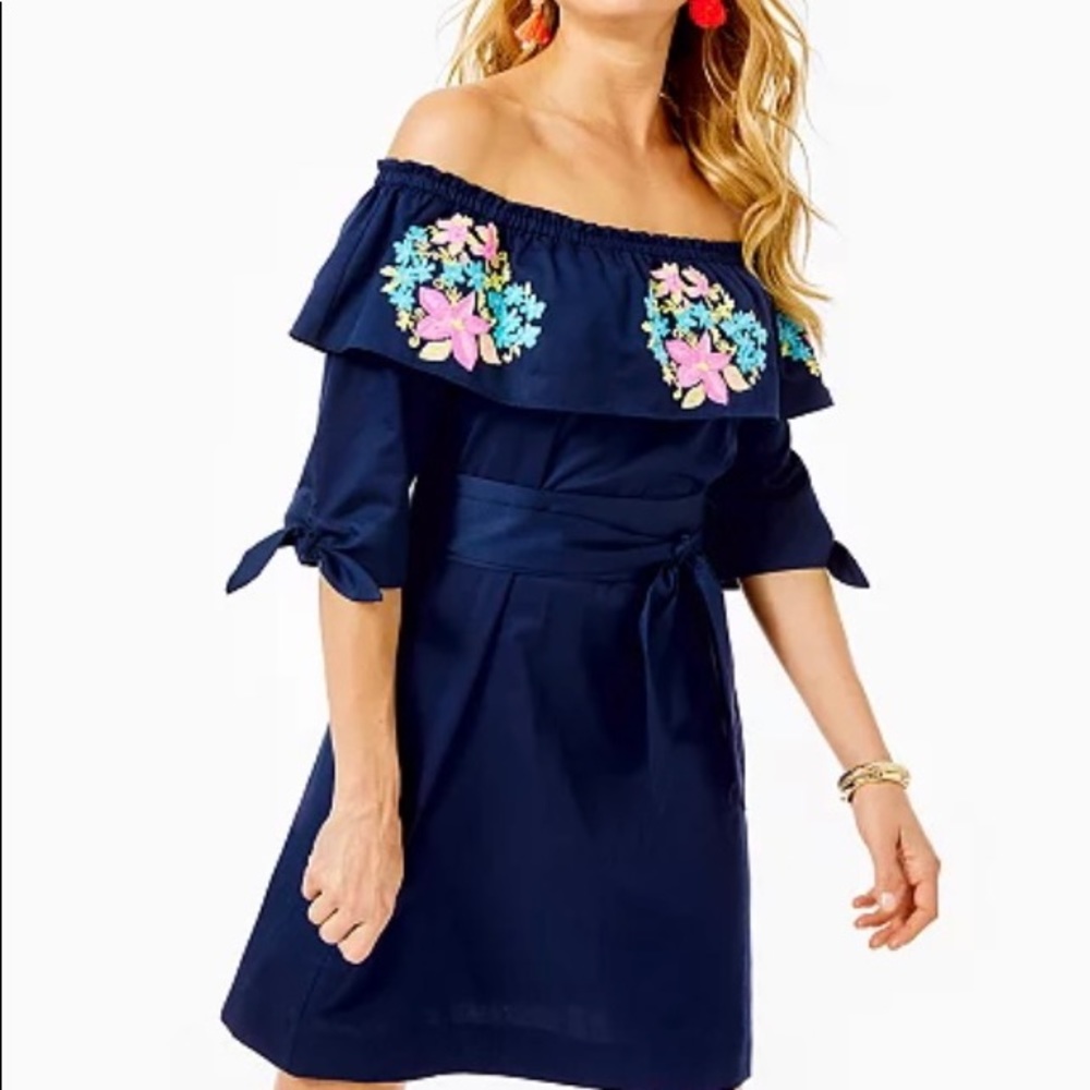 Lilly Pulitzer Vanesa Off-the-shoulder Dress